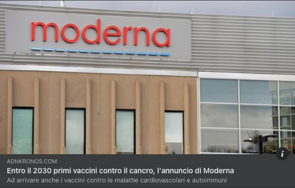 annuncio Moderna